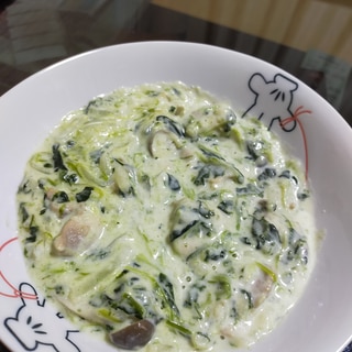 ほうれん草と鶏もものクリーム煮